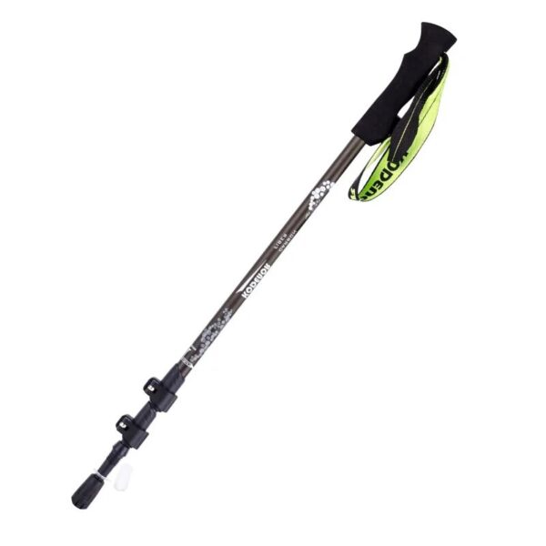 Retractable Walking Stick Set - Carbon Fiber, 3 Sections, EVA Straight Grip Handle - Perfect for Outdoor Hiking and Mountain Climbing (2pcs) - Image 2