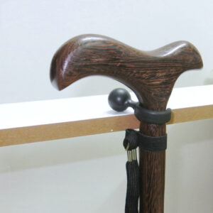 Walking Stick Holder Set – Easy-Fit Wrist Strap and Cane Crutch Clip for Secure Grip Aid