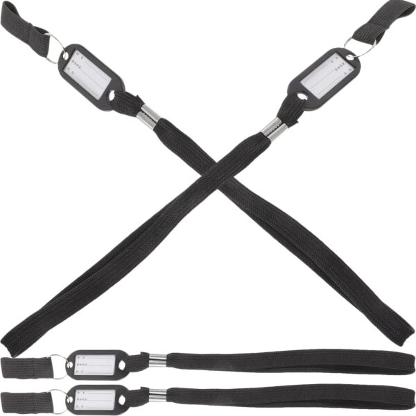 Walking Stick Holder Accessory - Set of 4 Crutch Lanyard Straps for Canes and Walking Poles - Image 3