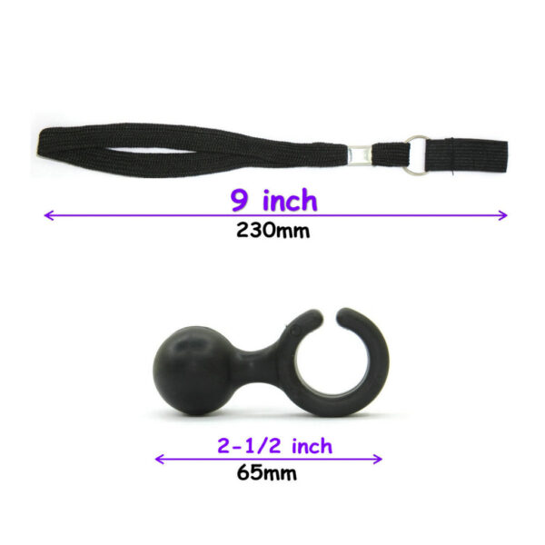 Walking Stick Holder Set - Easy-Fit Wrist Strap and Cane Crutch Clip for Secure Grip Aid