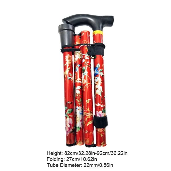 Balancing Mobility Aid Collapsible Lightweight Aluminum Alloy Hand Walking Stick for Men, Women, Elderly, Disabled, and Pregnant Individuals - Image 7