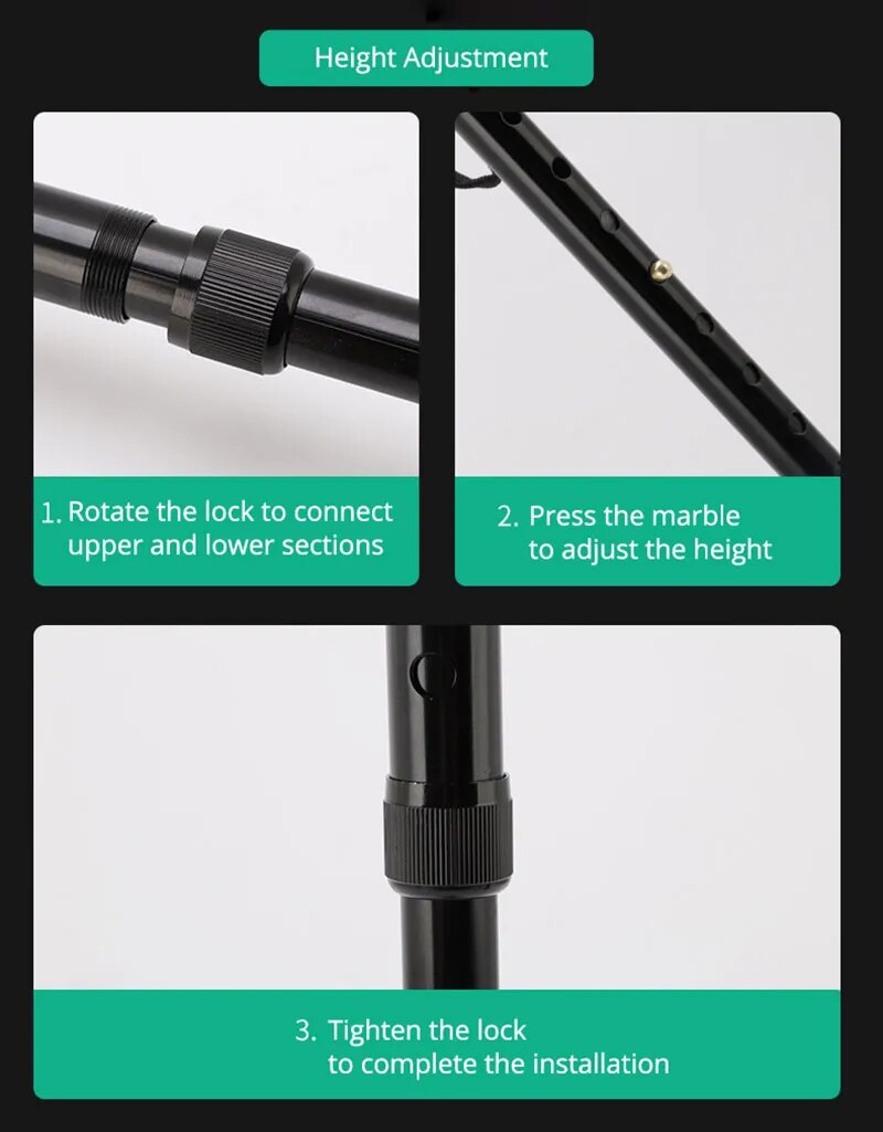 Telescopic Walking Stick for Senior Safety A Multi-Purpose Companion for Outdoor Activities