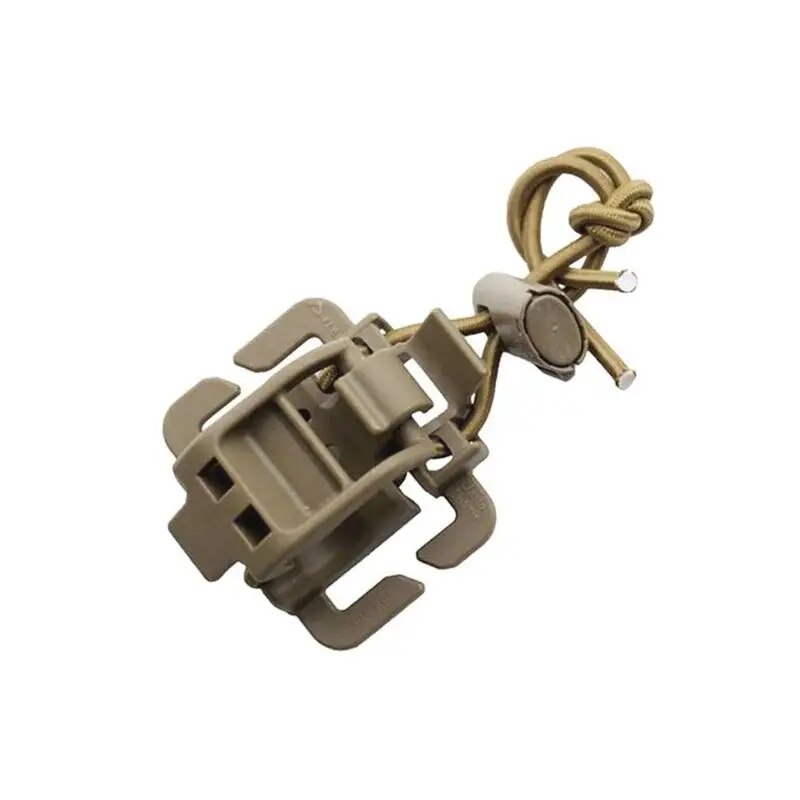 Walking Stick Holder with Molle Webbing Buckle Clip - Tactical Tripod and Flashlight Attachment for Outdoor Adventures