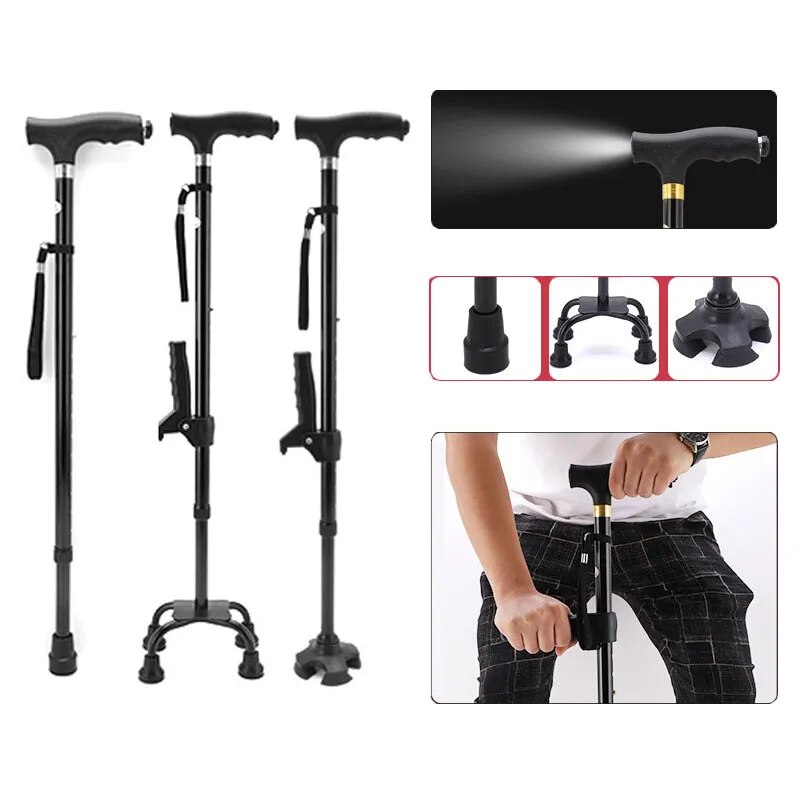 Telescopic Walking Stick for Senior Safety A Multi-Purpose Companion for Outdoor Activities
