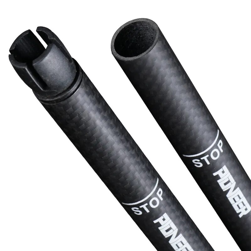 Retractable Walking Stick Carbon Fiber Compact Trekking Pole with Quick Flip Lock - Ultralight Collapsible Travel, Hiking, and Climbing Stick for Seniors