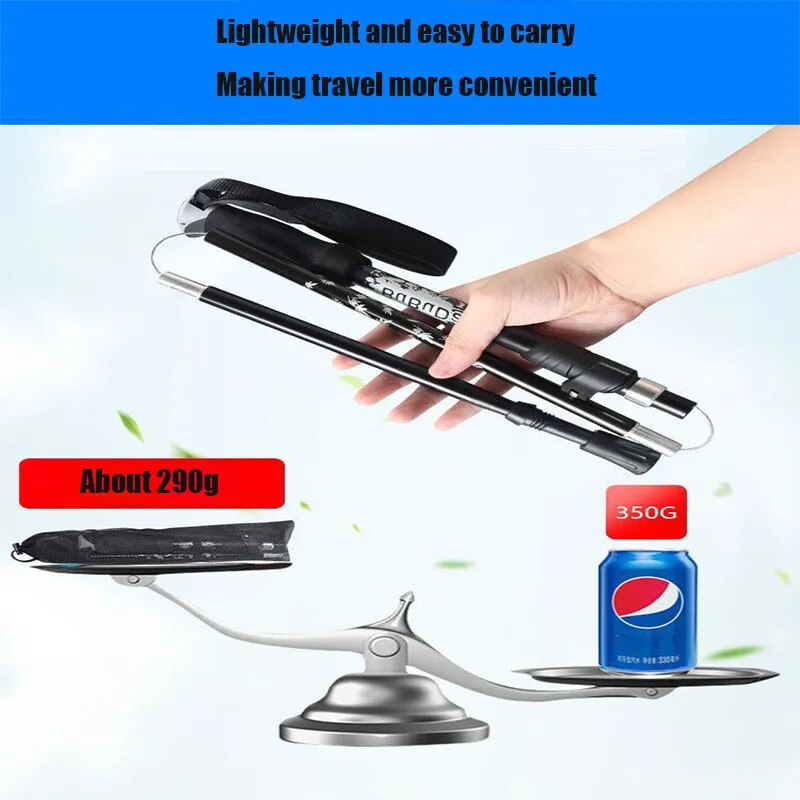 Convenience of Carrying a Tactical Walking Stick Easily Collapsible and Perfectly Sized for Your Bag