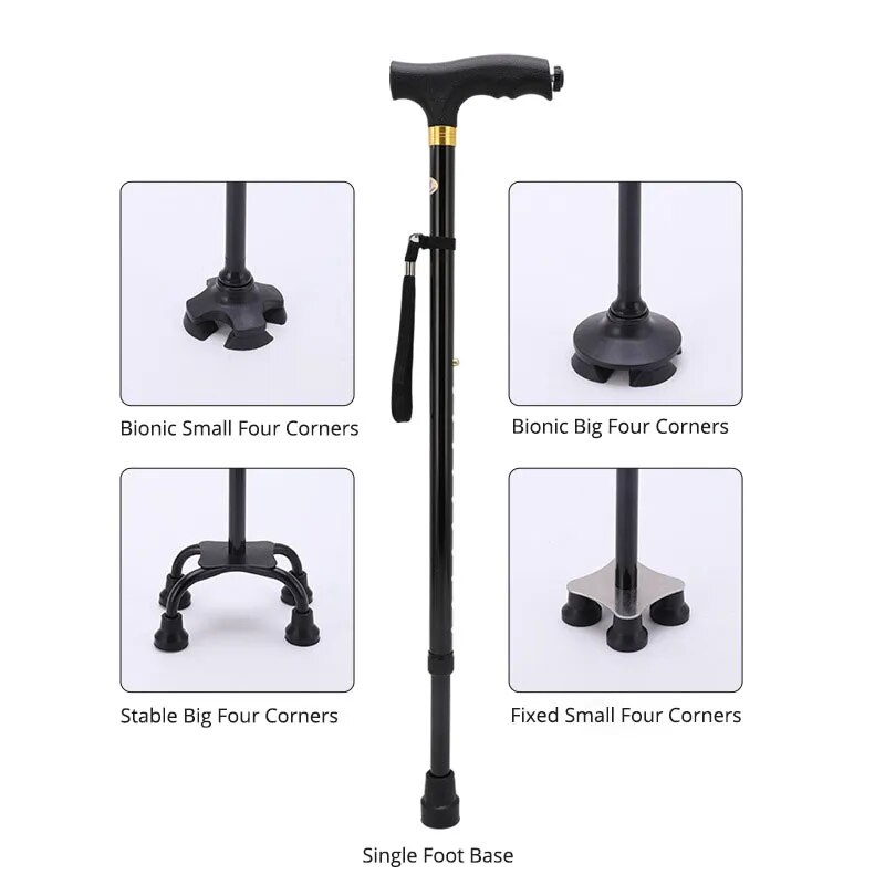 Telescopic Walking Stick for Senior Safety A Multi-Purpose Companion for Outdoor Activities