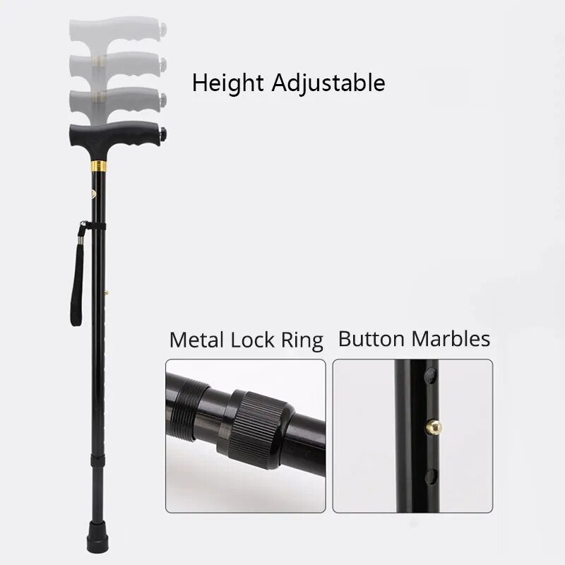 Telescopic Walking Stick for Senior Safety A Multi-Purpose Companion for Outdoor Activities