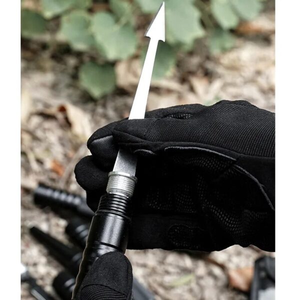 Multifunctional Compass Trekking Pole for Ultralight Outdoor Adventures, Camping, Hiking, and Survival Tactical Walking Stick - Image 6