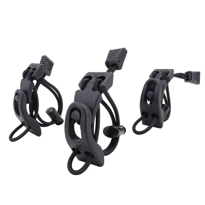 Outdoor Equipment Attachment Molle Webbing Buckle Clip for Tactical Flashlight, Ice Axe, Walking Stick, and Tripod Walking Stick Holder - Image 3