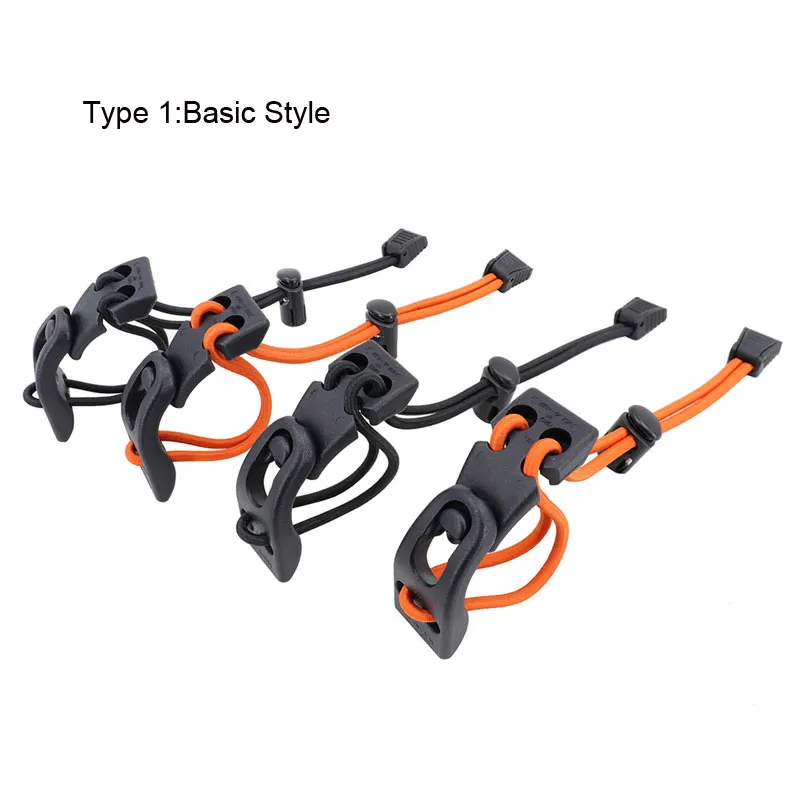 Outdoor Equipment Attachment Molle Webbing Buckle Clip for Tactical Flashlight, Ice Axe, Walking Stick, and Tripod Walking Stick Holder - Image 2