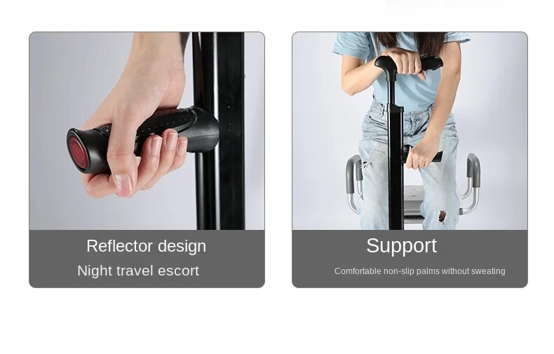Multi-Purpose Subaxilla Crutches for Young People - Adjustable and Portable Cane Walker Best Forearm Crutches