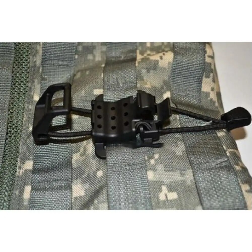 Walking Stick Holder and Multi-Function Molle Hiking Accessories - Tactical Shovel and Axe Clamp for Military Backpacks
