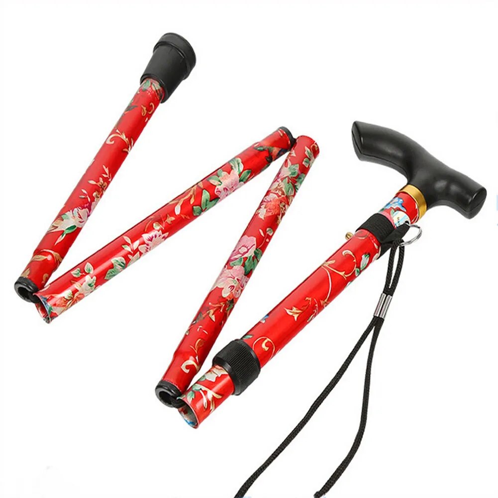 Balancing Mobility Aid Collapsible Lightweight Aluminum Alloy Hand Walking Stick for Men, Women, Elderly, Disabled, and Pregnant Individuals