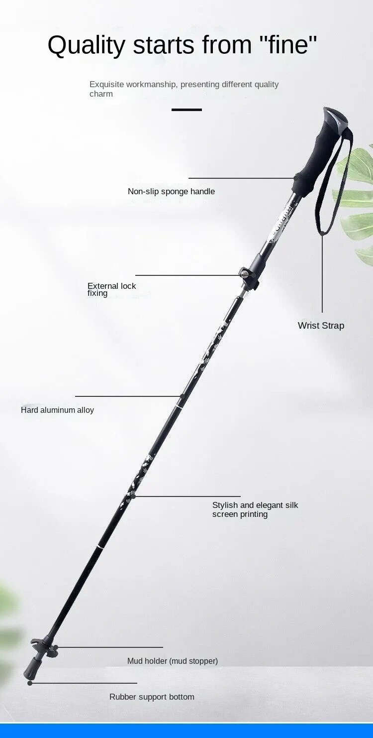Convenience of Carrying a Tactical Walking Stick Easily Collapsible and Perfectly Sized for Your Bag