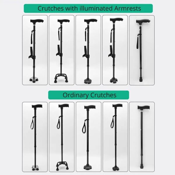 Telescopic Walking Stick for Senior Safety A Multi-Purpose Companion for Outdoor Activities - Image 5