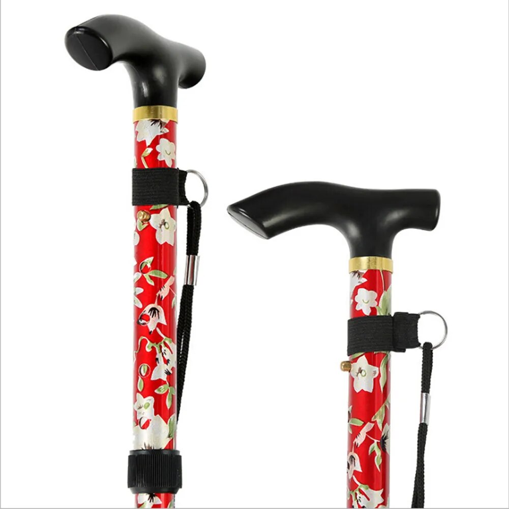 Balancing Mobility Aid Collapsible Lightweight Aluminum Alloy Hand Walking Stick for Men, Women, Elderly, Disabled, and Pregnant Individuals