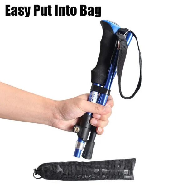 Convenience of Carrying a Tactical Walking Stick Easily Collapsible and Perfectly Sized for Your Bag - Image 2