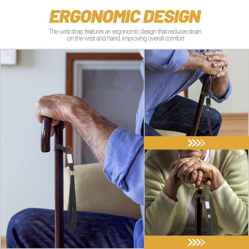 Walking Stick Holder Accessory - Set of 4 Crutch Lanyard Straps for Canes and Walking Poles