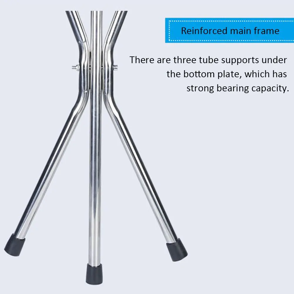 Seated Walking Canes - Stainless Steel Stool Cane Chair with Durable Thickened Seat for Elderly and Patients - Practical Walking Chair Seat Design