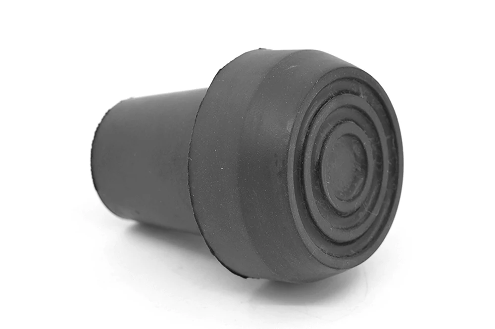 Ice Walking Stick Accessories - 19mm Non-Slip Canes Cover with Rubber End, Stainless Steel Nail, and Crutch Bottom Protector Tips for Enhanced Stability