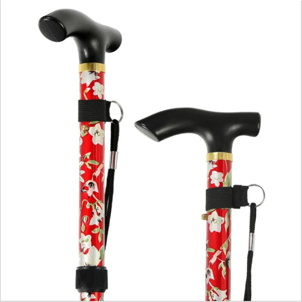 Versatile 1pc Ultralight Telescopic Trekking Pole: Folding, Collapsible, and Snow-Ready Elder Alpenstocks - Image 6