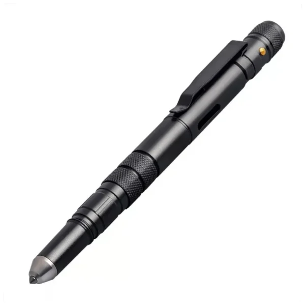 Multi-Functional EDC Tool Portable Tactical Pen with Flashlight, Bottle Opener, Emergency Glass Breaker - Ideal for Outdoor Self-Defense - Image 5