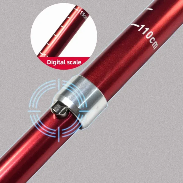 Portable Telescopic Trekking Pole: A Convenient 5-Section Outdoor Foldable Walking and Hiking Stick for Nordic Elderly - Image 5