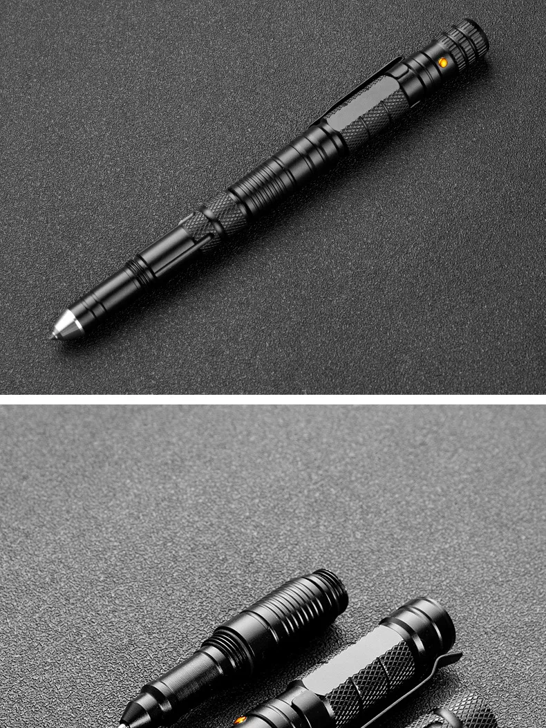 Versatile Tactical Pen All-in-One Pen with Emergency Flashlight, Screwdriver, Bottle Opener, Window Breaker – Ideal for Outdoor Survival and Self-Rescue EDC