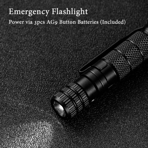 Versatile Tactical Pen All-in-One Pen with Emergency Flashlight, Screwdriver, Bottle Opener, Window Breaker – Ideal for Outdoor Survival and Self-Rescue EDC - Image 3