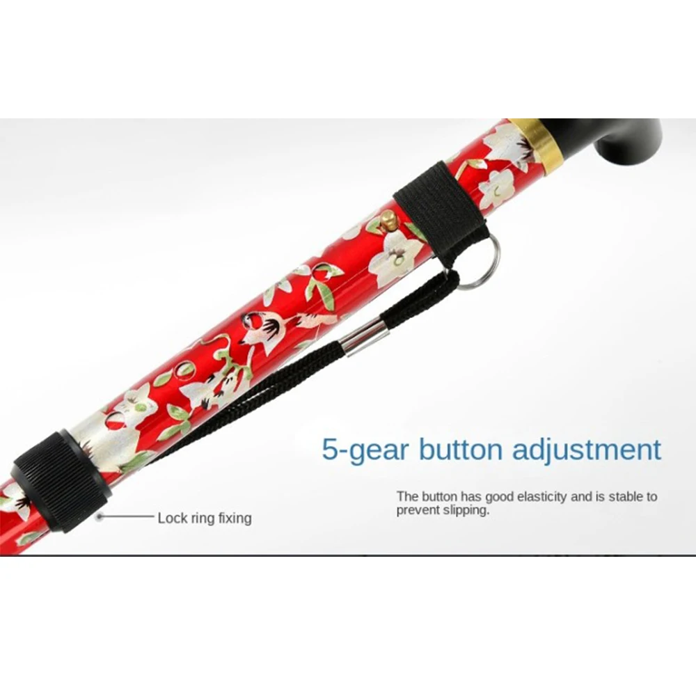 Versatile 1pc Ultralight Telescopic Trekking Pole: Folding, Collapsible, and Snow-Ready Elder Alpenstocks