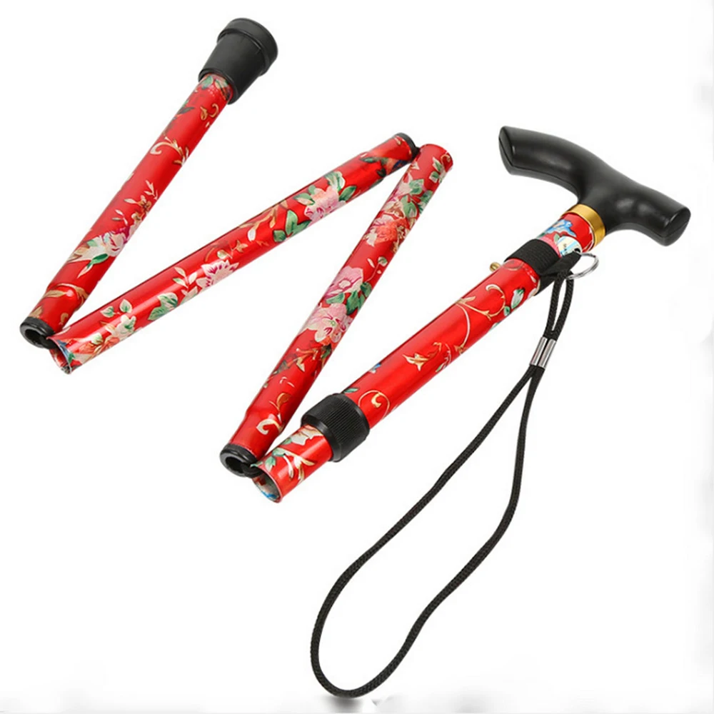 Versatile 1pc Ultralight Telescopic Trekking Pole: Folding, Collapsible, and Snow-Ready Elder Alpenstocks
