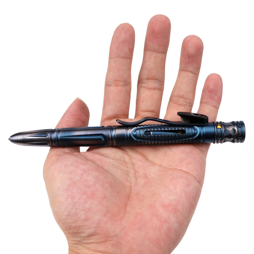 Stainless Steel Outdoor Tactical Pen A Multi-functional EDC Essential for Women's Self-Defense and Portable Anti-Wolf Equipment