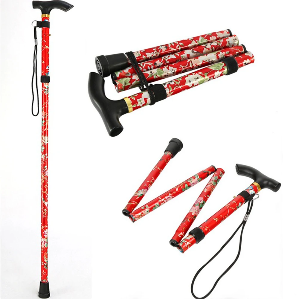 Versatile 1pc Ultralight Telescopic Trekking Pole: Folding, Collapsible, and Snow-Ready Elder Alpenstocks