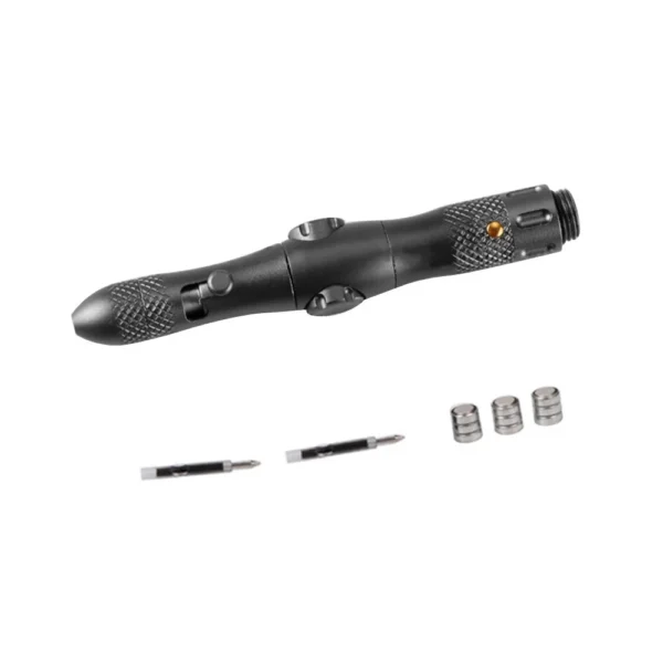Aluminum Alloy Tactical Pen Multi-Functional Fingertip Gyro Pen with Light, Glass Breaker, and Survival Tools for Anti-Wolf Defense and Decompression - Image 3