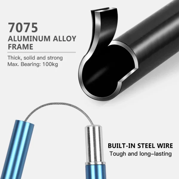Ultralight 5-Fold Collapsible Trekking Pole An Essential Walking Stick for Hiking, Camping, and Mountaineering - Image 6