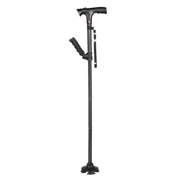 Folding Adjustable Walking Canes with LED Lights: Lightweight, Collapsible, and Ideal for Seniors, Men, and Women - Image 4