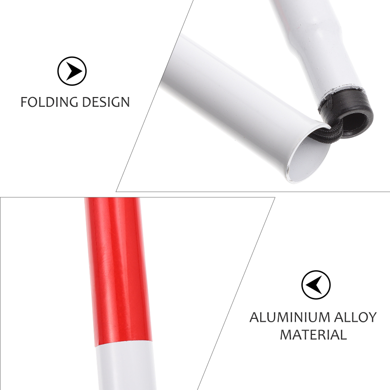 Collapsible Metal Folding Cane for Women with Vision Impairment Portable Walking Aid for Hiking and Mobility