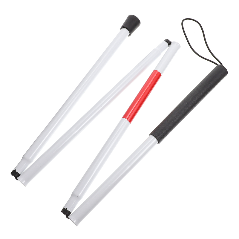 Collapsible Metal Folding Cane for Women with Vision Impairment Portable Walking Aid for Hiking and Mobility